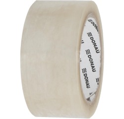 DONAU ruban adhésif d'emballage Solvent, 42 microns, 48 mm x 60 m, transparent