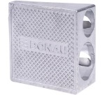 OFFICE products potloodslijper, 2 gaats, uit metaal