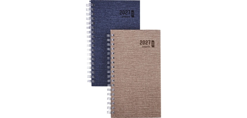 Brepols agenda Ecorama, Kazar, assorti, 2027, spiraalgebonden