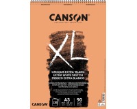 Canson schetsblok XL Extra White ft 29,7 x 42 cm (A3)