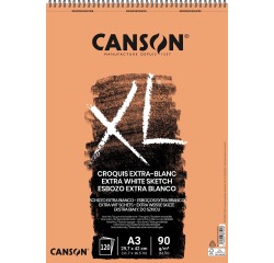 Canson album de croquis XL Extra White ft 29,7 x 42 cm (A3)