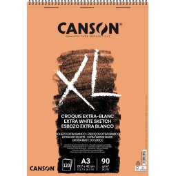 Canson schetsblok XL Extra White ft 29,7 x 42 cm (A3)