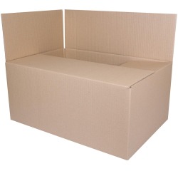 OFFICE products boîte à expédition, gris, 540 x 360 x 236 mm