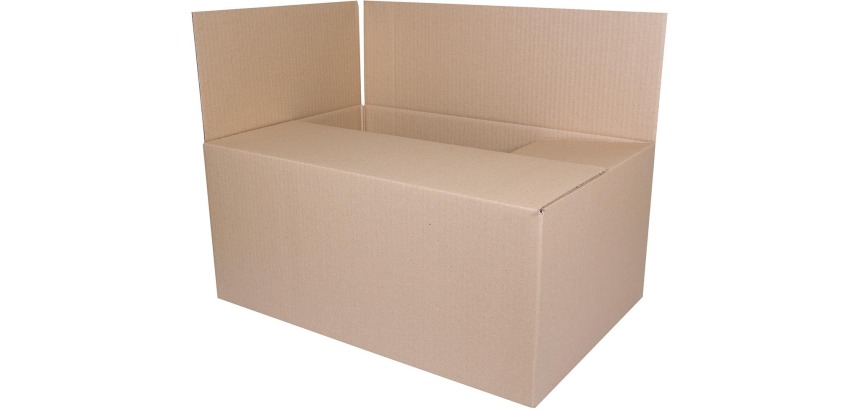 OFFICE products shipping box, gray, 540 x 360 x 236 mm
