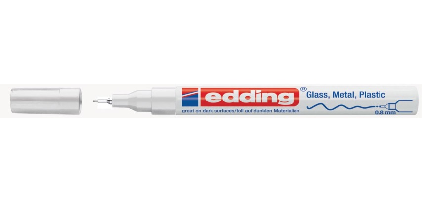 Edding marqueur peinture, e-780 CR, blanc