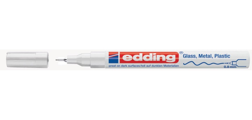 Edding glanslakmarker e-780 CR wit