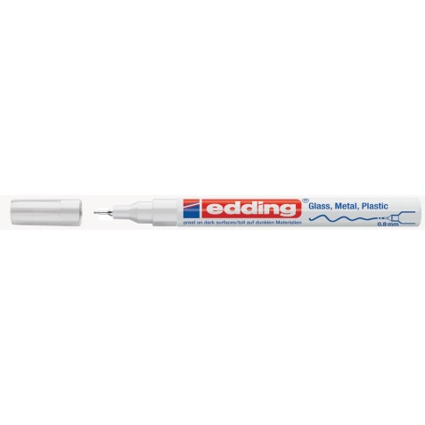 Edding glanslakmarker e-780 CR wit