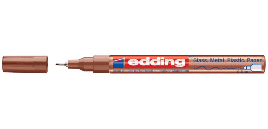Edding glanslakmarker e-780 CR koper