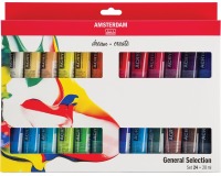 Amsterdam peinture acylique tube de 20 ml, étui de 24 pièces