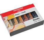 Amsterdam peinture acylique tube de 20 ml, étui de 6 pièces, métallique
