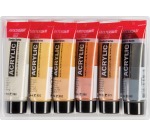 Amsterdam peinture acylique tube de 20 ml, étui de 6 pièces, métallique