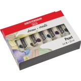 Amsterdam acrylverf tube van 20 ml, etui van 6 stuks, parelmoer