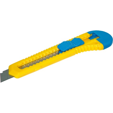 Office Products cutter de bureau, 18 mm, bleu/jaune