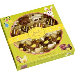 Hamet paasfiguurtjes in chocolade, doos van 250 g