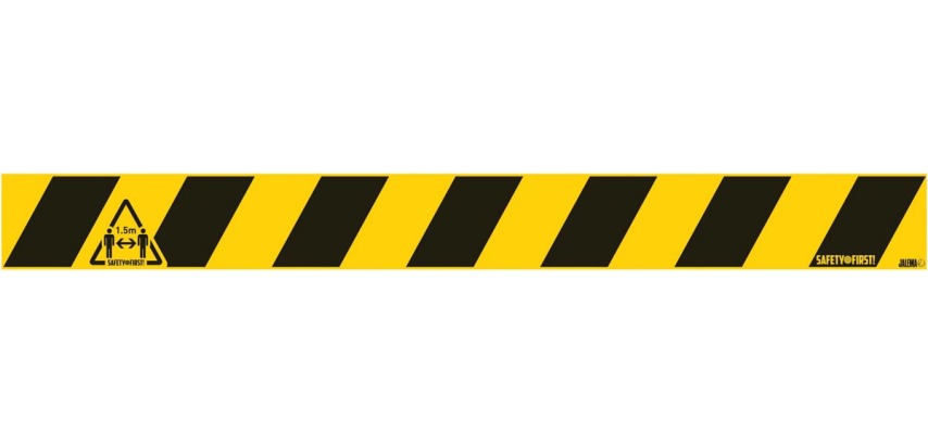 Vloersticker - afstand houden
