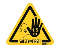 Warning sticker - Keep your distance