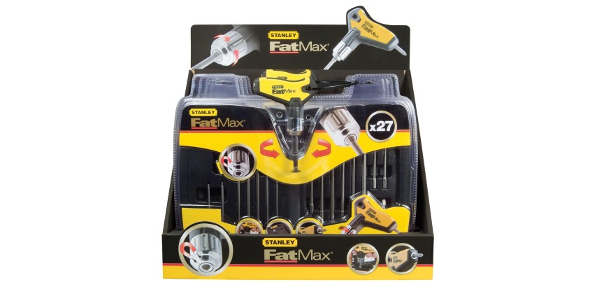 Stanley set de clé pin-face FatMax, set de 27 pièces