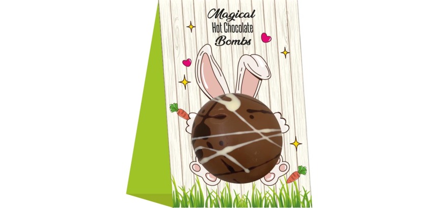 Choc & Presents choco bomb Magic Hot Chocolate avec mini lards, 45 gram
