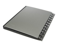 Class'ex sorteermap met letteraanduiding A-Z, zilver