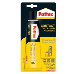 Pattex contactlijm Transparant, tube van 125 g, op blister