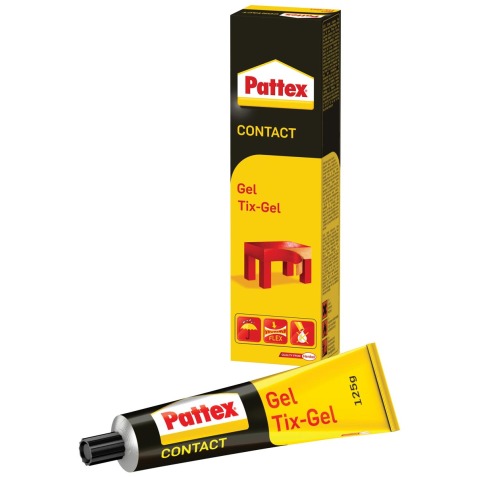 Pattex colle de contact Tix-Gel, tube de 125 g, sous blister