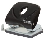OFFICE products hole punch, 30 sheets, in PP, black