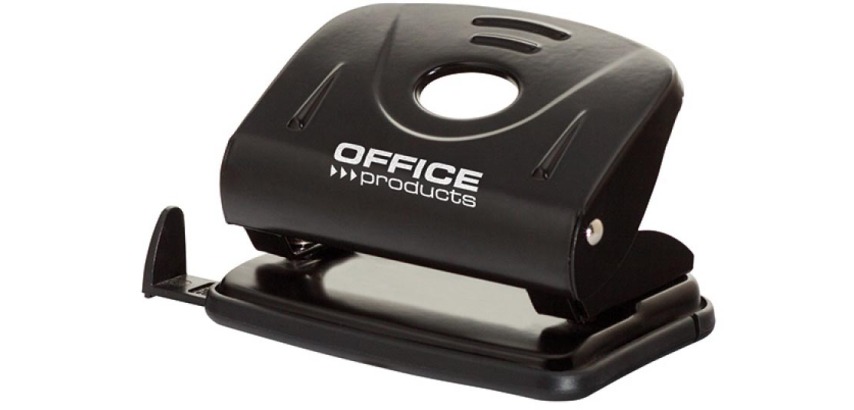 OFFICE products perforateur, 25 feuilles, en métal, noir