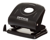 OFFICE Produkte Locher, 30 Blatt, aus Metall, schwarz