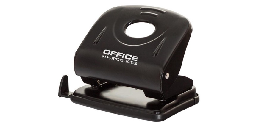 OFFICE products perforateur, 30 feuilles, en métal, noir