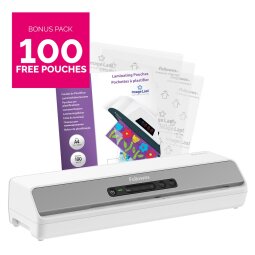 Fellowes lamineermachine Amaris voor ft A3 + Bonus Pack van 100 lamineerhoezen (A4, 80 micron)