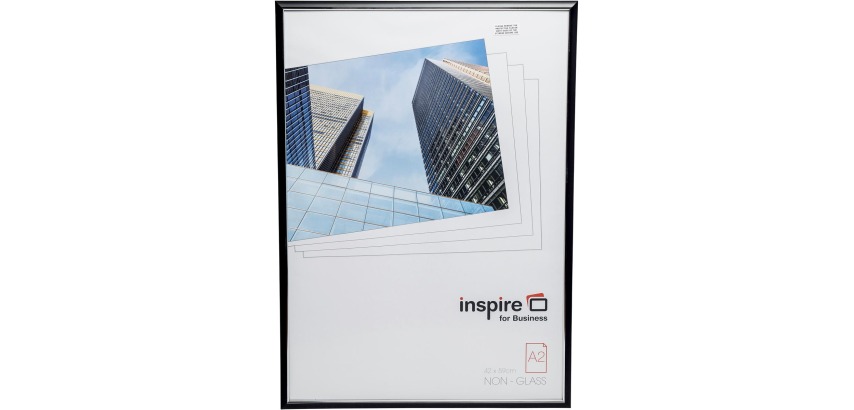 Inspire for Business photo frame Easyloader, black, size A2