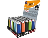 BIC Maxi briquet à pierre, présentoir de 50 pièces