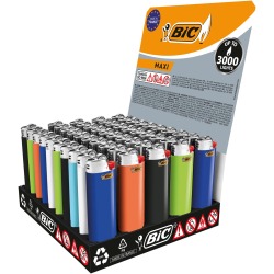 BIC Maxi vuursteen aansteker, display van 50 stuks