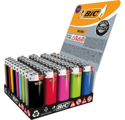 BIC Mini vuursteen aansteker, display van 50 stuks