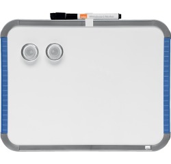 Nobo Slimline mini magnetisch whiteboard, staal, ft 22 x 28 cm