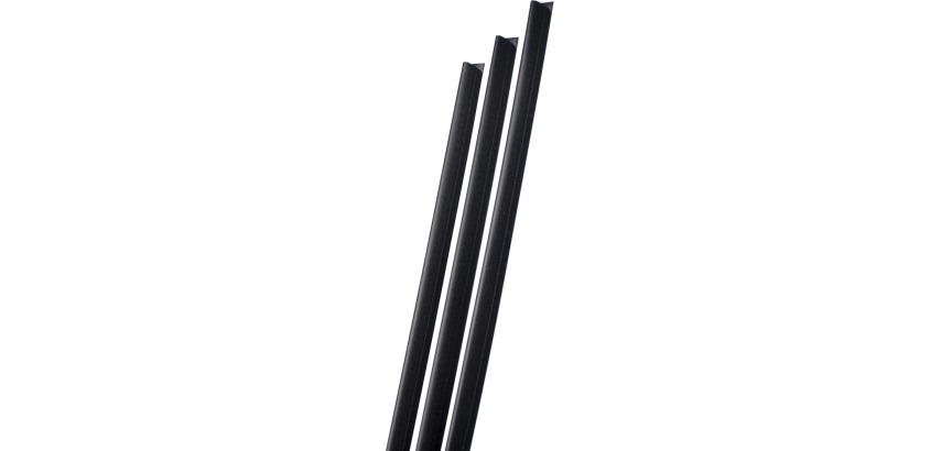 Pavo Bindestäbe, Paket mit 100 Stück, 3 mm, schwarz