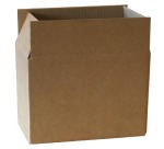 Boîte d'expédition, cannelure simple, 3 mm, brun, ft 230 x 130 x 160 mm