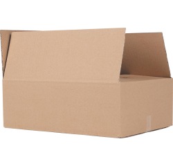Boîte d'expédition, cannelure simple, 3 mm, brun, ft 305 x 220 x 100 mm