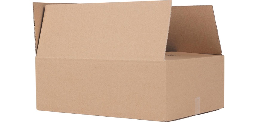 Boîte d'expédition, cannelure simple, 3 mm, brun, ft 305 x 220 x 100 mm
