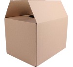 Verzenddoos, enkele golf, bruin, ft 305 x 220 x 200 mm