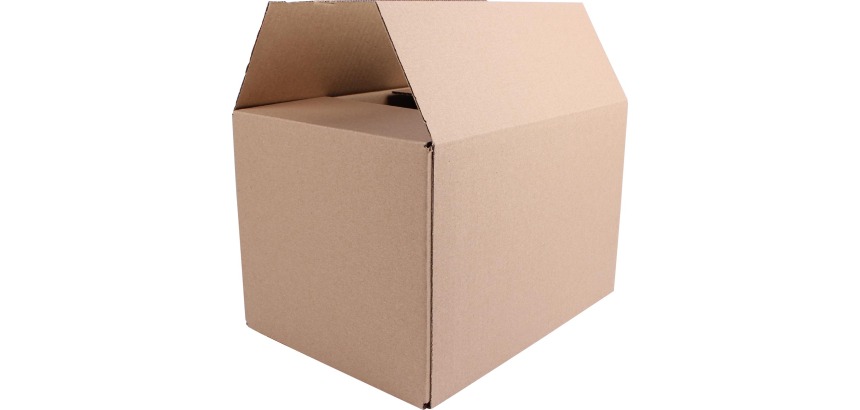 Verzenddoos, enkele golf, bruin, ft 305 x 220 x 200 mm