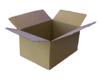Shipping box, single corrugation, 3 mm, brown, size 430 x 310 x 220 mm