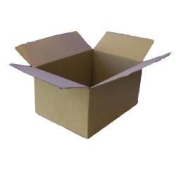 Boîte d'expédition, cannelure simple, 3 mm, brun, ft 430 x 310 x 220 mm