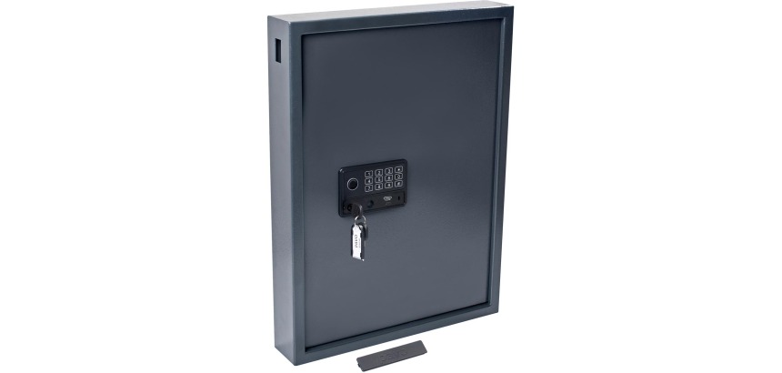 Pavo High Security Magnettag Key Cabinet 50 Hooks 575x450x77mm
