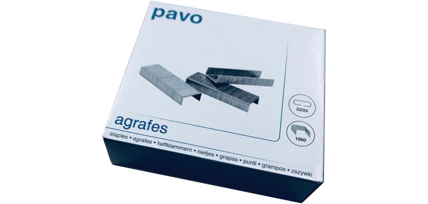 5 Star nietjes 23/24, verzinkt, doos van 1.000 nietjes