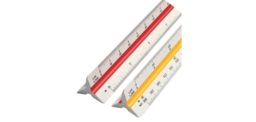 Règle à échelle rOtring triangle architecte 30cm