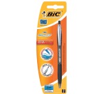 BIC Atlantis Soft Clip Metal Ballpoint Pen Click Medium Black Blister 1 Piece