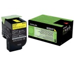 Lexmark 802HY - High Yield - yellow - original - toner cartridge - LCCP, LRP