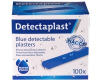 Pansement bleu hydrofuge Detectaplast 19x72mm 100 pièces