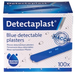 Pansement bleu hydrofuge Detectaplast 19x72mm 100 pièces